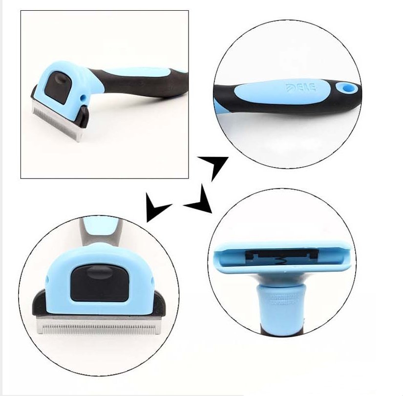 PawEase™ Pet Hair Removal Comb – Gentle Deshedding Grooming Tool - Image 4